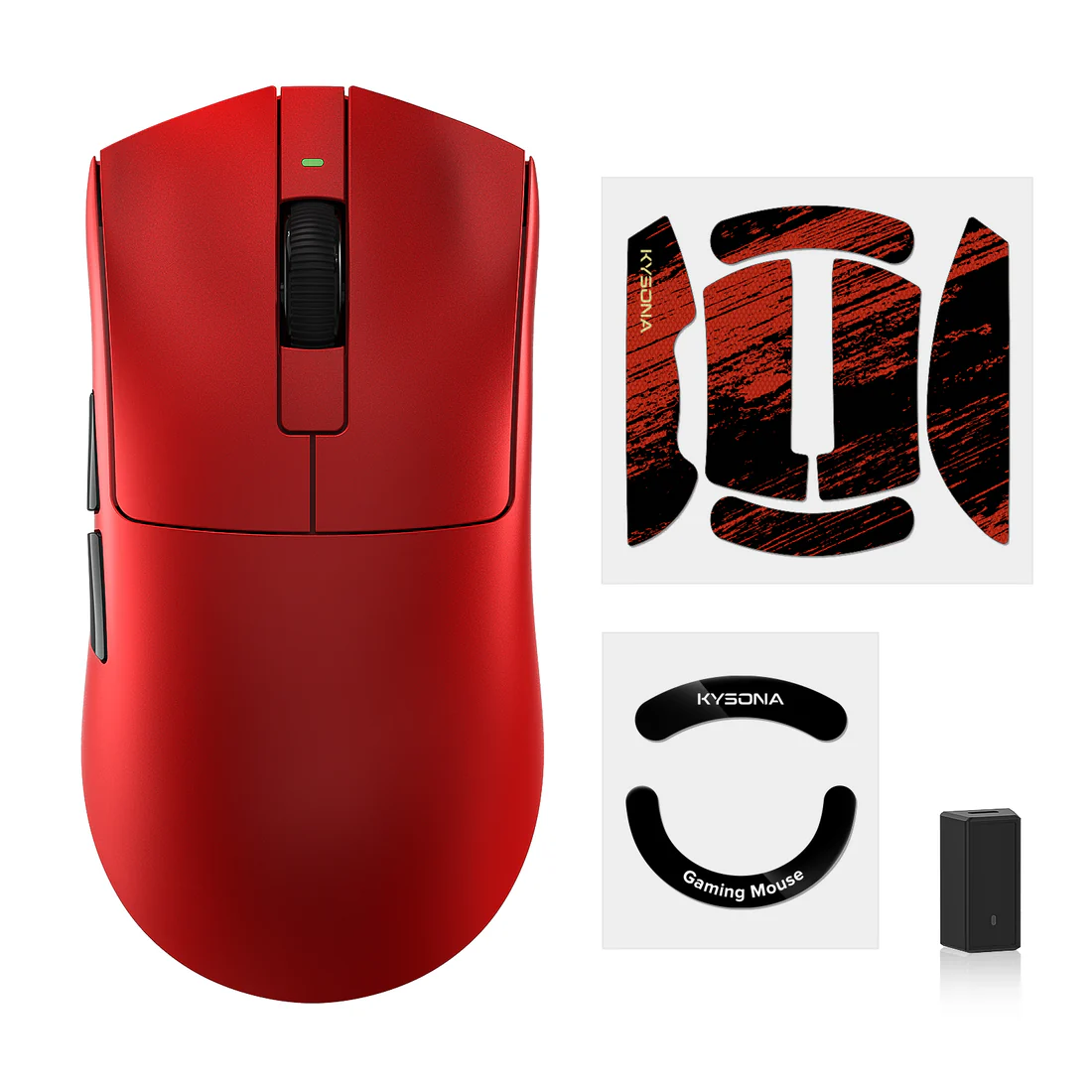 Maus Kysona Jupiter Ultra dual 8k, i kuq
