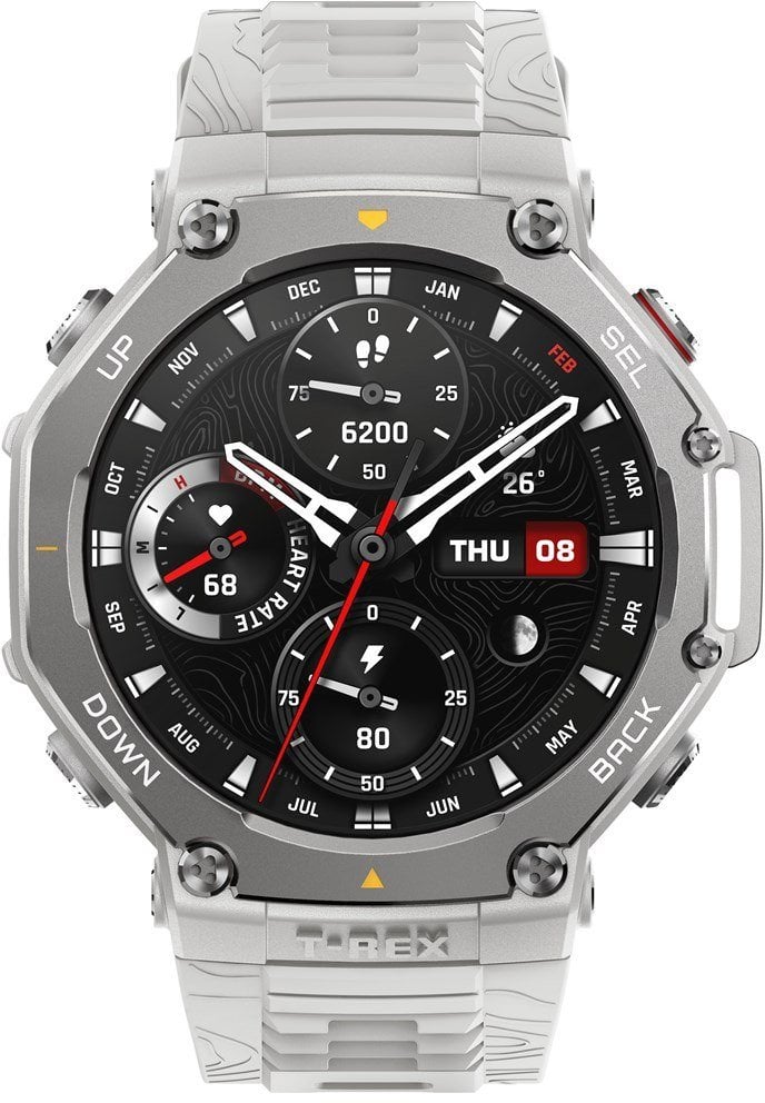 Ora inteligjente Amazfit T-Rex 3, GPS, Bluetooth, gri
