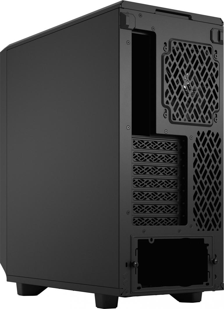 Kasë Fractal Design Meshify 2 Compact Solid, e zezë, Midi Tower