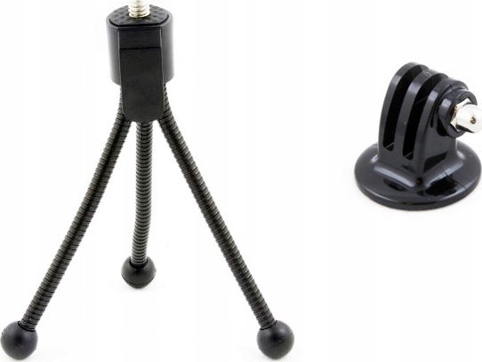 Tripod fleksibil Xrec Mini, për GoPro dhe SJCAM, tavoline, i zi