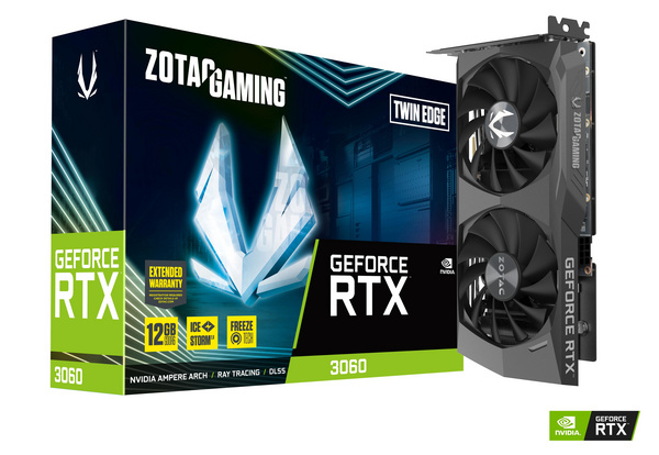 Kartelë grafike Zotac GAMING GeForce RTX 3060 Twin Edge NVIDIA 12 GB GDDR6