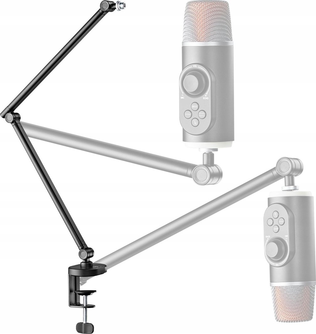 Krah mikrofonik Deltaco Gaming GAM-172, për streaming, universal, i zi