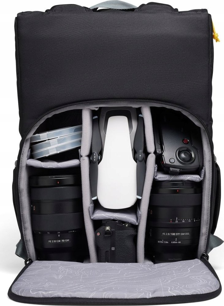 Ранец за камера National Geographic NGE25168, средна големина, за DSLR, црн