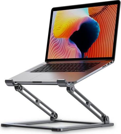 Mbajtëse laptopi Tech-Protect Prodesk, alumini, deri 17", e argjendtë
