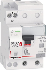 Detektor harku elektrik Legrand DX3 STOP ARC 415958, 2P, 16A, 30mA, tip A