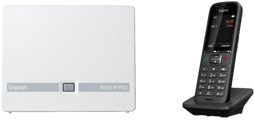 Систем IP телефони Gigaset N530 IP PRO S700H Bundle, DECT, професионален, сив