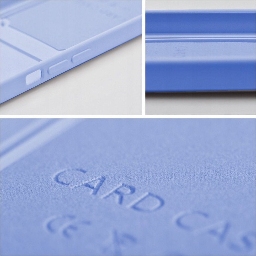 Mbrojtëse silikoni Forcell Card Case për Samsung Galaxy A35 5G, xhep për kartë, e zezë