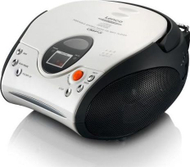 Radio CD player Lenco SCD-24, FM, funksion përsëritje, e bardhë