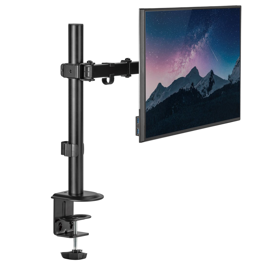 Mbajtëse tavoline për monitor Maclean MC-753N, 17"-32", 9kg, VESA 75x75, e zezë