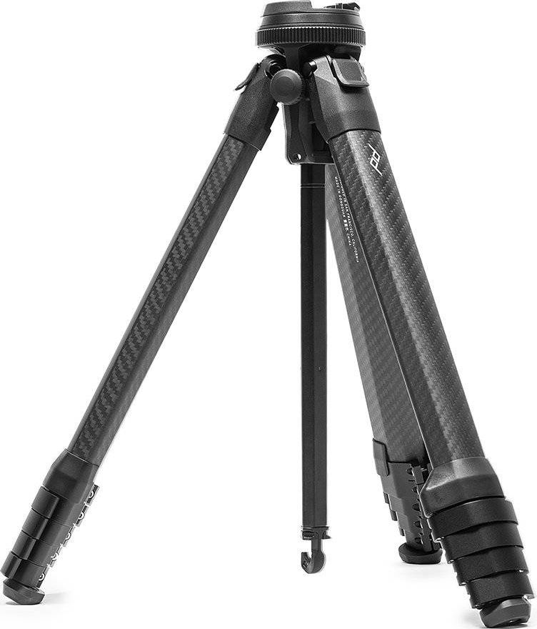 Trekëmbësh udhëtimi Peak Design Travel Tripod, fibër karboni, 150cm, gri