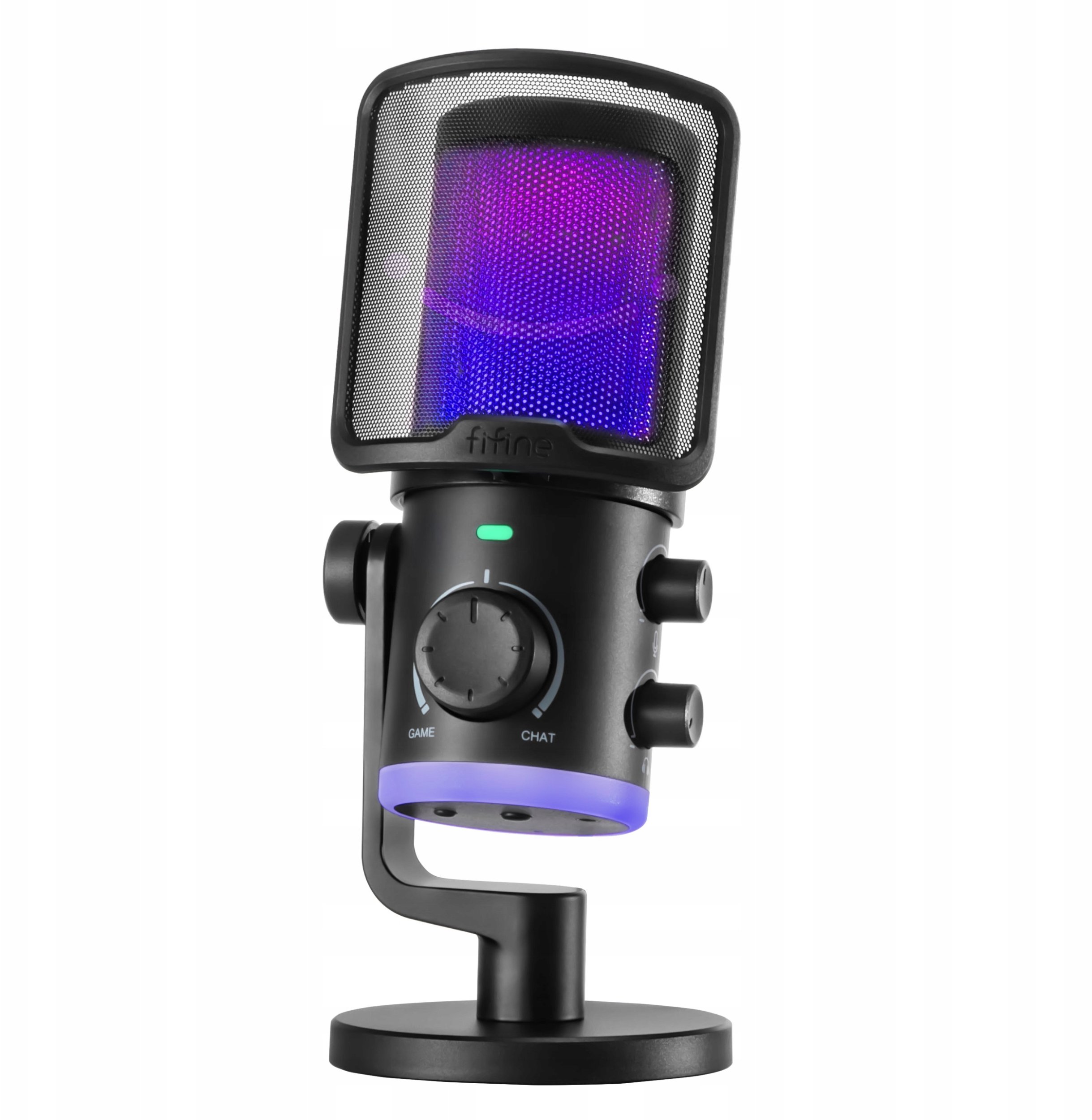 Mikrofon studio Fifine AmpliGame AM6, USB, reduktim zhurme, RGB