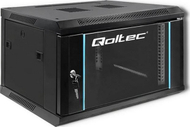Kabinet i varur Qoltec 6U (54462), 19", i zi