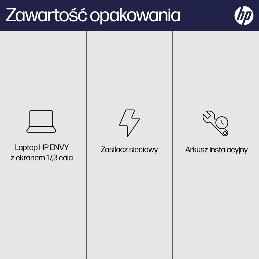 Laptop HP ENVY, 17.3", Intel Core i5 13500H, 16GB RAM, 512GB SSD, i argjendtë