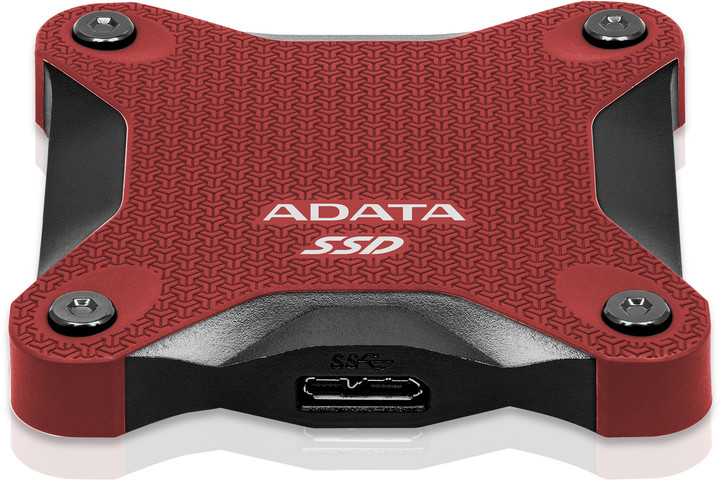 Disk i jashtëm ADATA ASD600Q, USB3.1, 480GB, i kuq