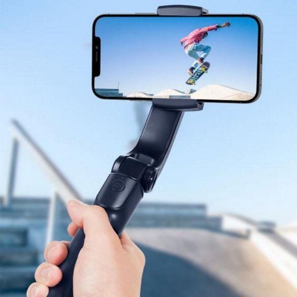 Selfie stick Spigen S610W, Bluetooth, tripod 3 në 1, i zi