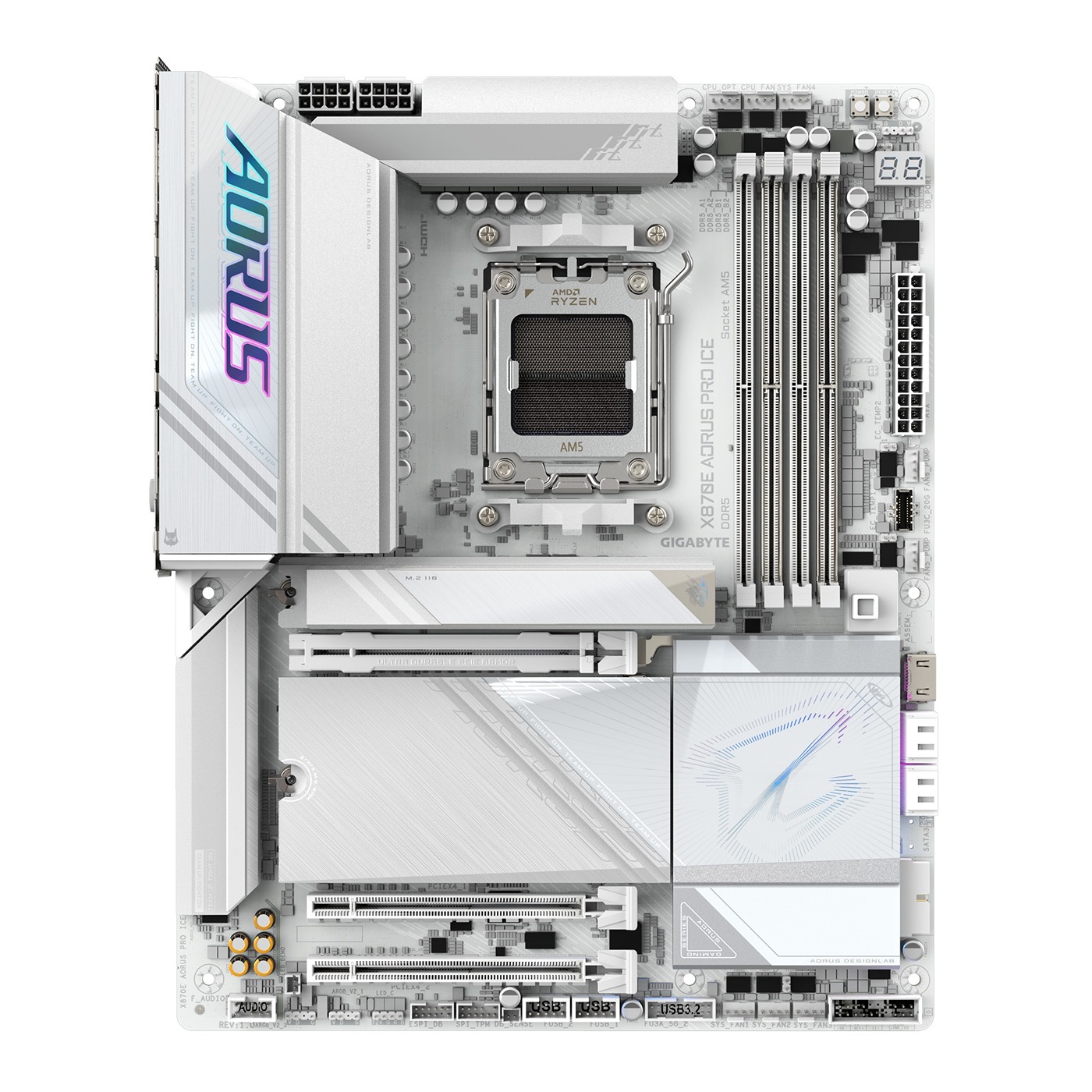 Pllakë amë Gigabyte X870E AORUS PRO ICE
