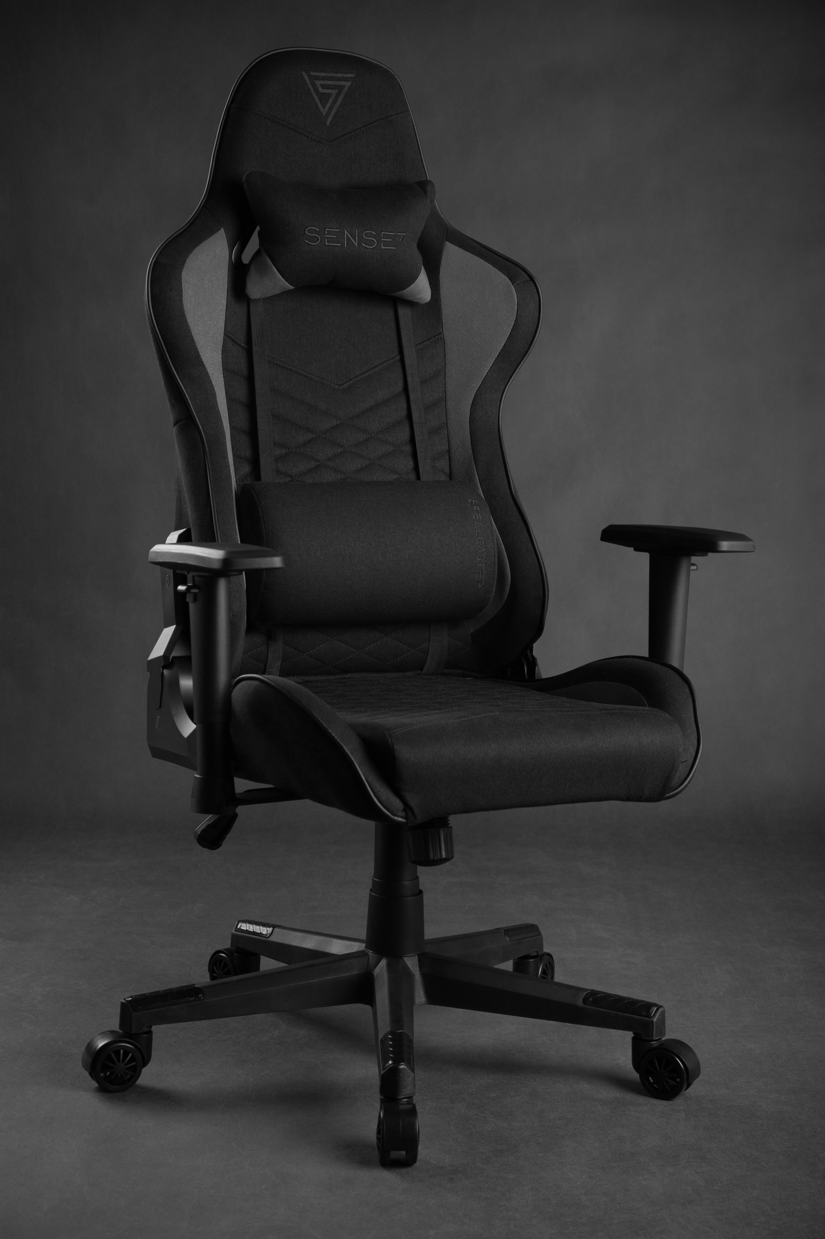 Karrige SENSE7 Spellcaster, material, e zezë/ hirtë