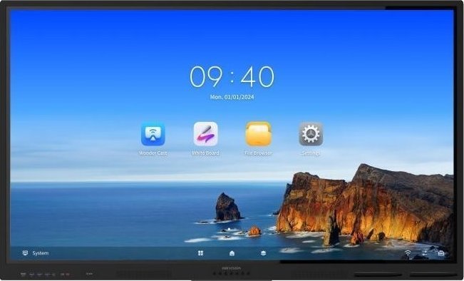 Panel interaktiv Hikvision DS-D5B86RB/EL, 86", 4K UHD, i zi