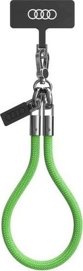 Rrithë telefoni Audi Lanyard 28cm, universal, najlon, jeshile