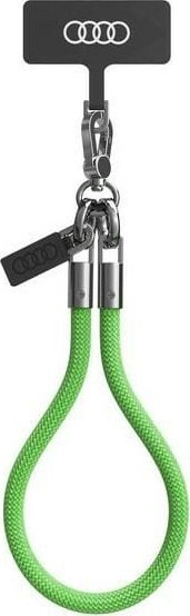 Rrithë telefoni Audi Lanyard 28cm, universal, najlon, jeshile
