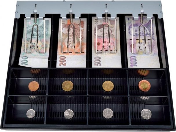 Сертар за пари Virtuos C430D, метален, 9-24V, црн