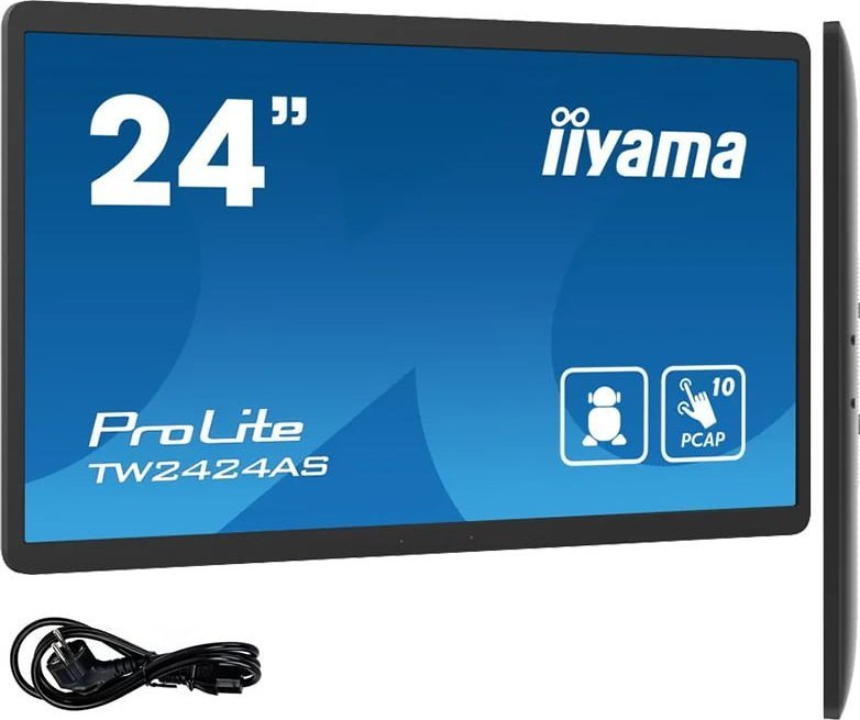 Интерактивен систем iiyama ProLite TW2424AS-B1, 24\", Android 12, црна боја