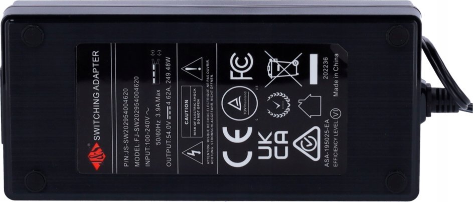 Furnizues energjie Teltonika Networks EU, 250W, hyrje 100-240V, i zi