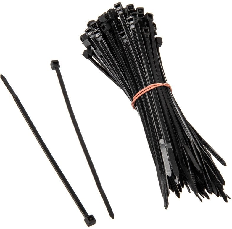 Лигри за кабли Колинк, 2.5mm x 100mm, сет 100 парчиња, црни