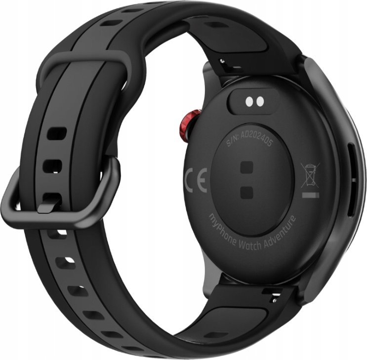 Ora e zgjuar MyPhone Watch Adventure, Bluetooth, rezistente ndaj ujit, e zezë
