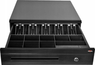 Sirtar arkë Virtuos C425C, 5 ndarje kartëmonedhash, 8 ndarje monedhash, i zi