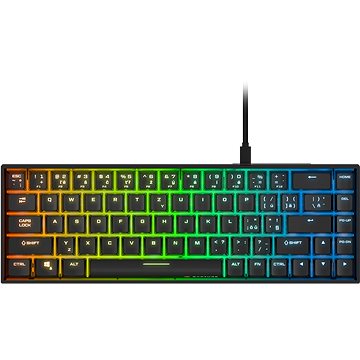 Tastierë Gaming Rapture CHARLIE me kabëll, Gateron G Pro 3.0 Red, e zezë