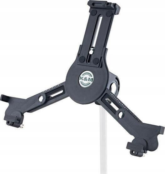 Mbajtëse tableti König &amp; Meyer K&amp;M 19790, për shtand, e zezë