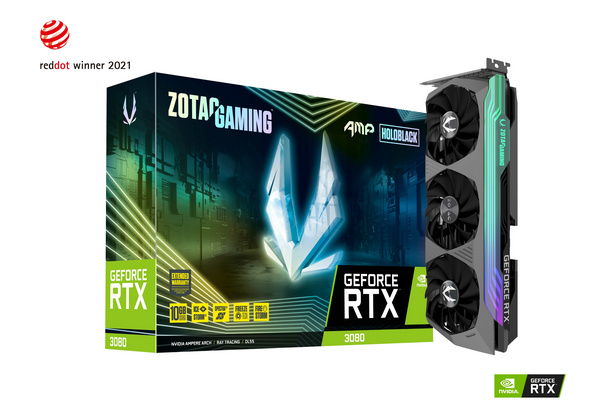 Kartelë grafike Zotac GAMING GeForce RTX 3080 AMP Holo LHR NVIDIA 10 GB GDDR6X