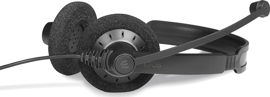 Слушалки со микрофон Epos Sennheiser Impact SC 60, со кабел, стерео, сребрени и црни