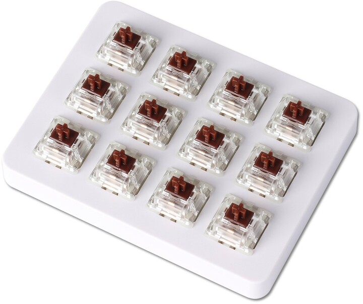 Switcha mekanik Keychron, Gateron Brown, 12 copë