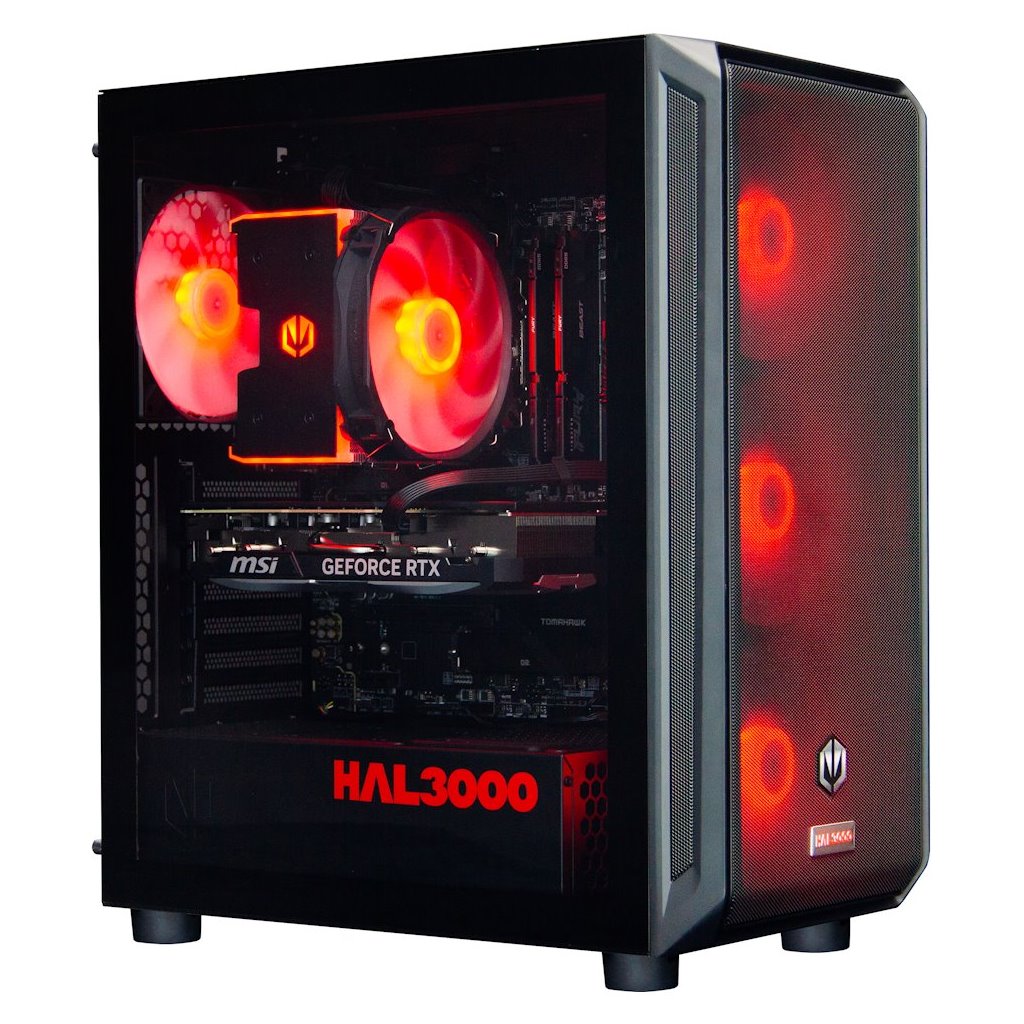 Kompjuter HAL3000 Alfa Gamer Ti Super, Ryzen 7 9700X, RTX 4070 Ti Super, 32GB RAM, 2TB SSD, i zi
