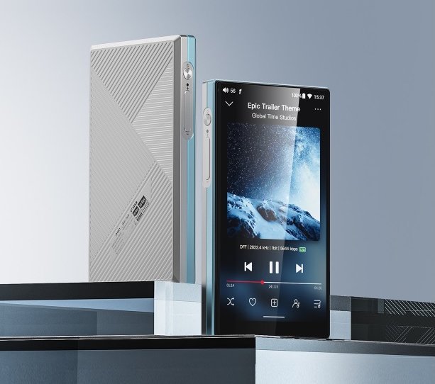 MP3 player FiiO JM21, rezolucion i lartë, Dual DAC, i zi