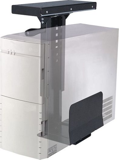 Mbajtëse kompjuteri Neomounts CPU-D250BLACK, montim nën tavolinë, kapacitet 30 kg, e zezë