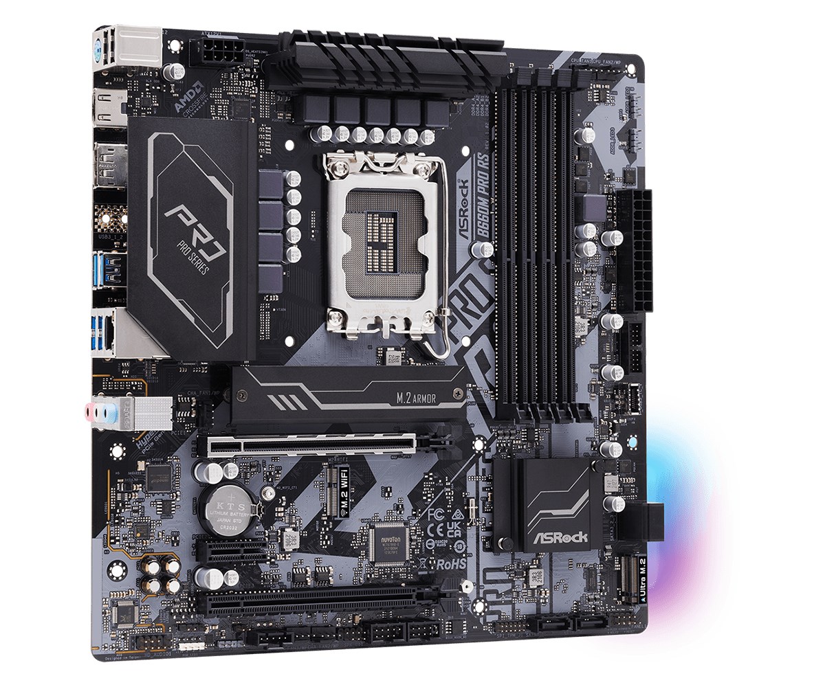 Pllakë amë Asrock B660M Pro RS Intel B660 LGA 1700 micro ATX