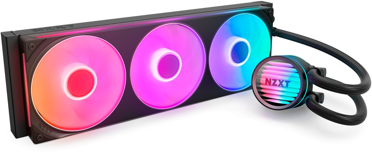 Ftohës uji CPU NZXT Kraken Core 360, radiator 360mm, RGB, i zi