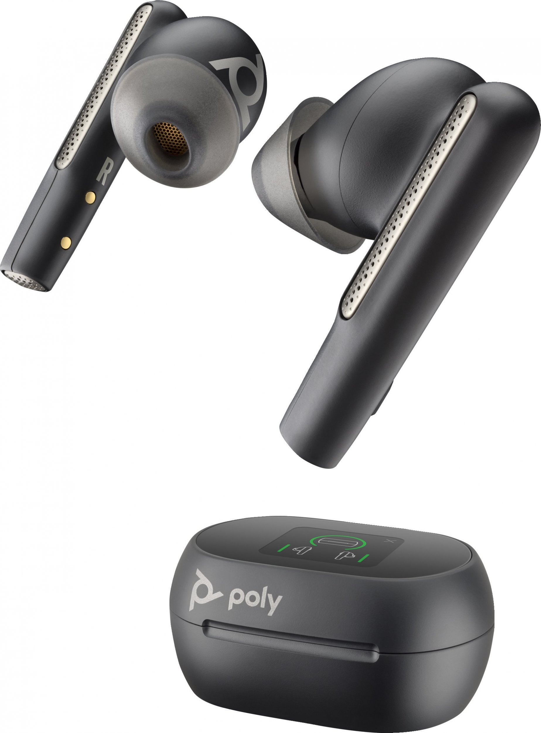 Dëgjuese Poly Voyager Free 60+ UC M, me BT700 USB C, të zeza