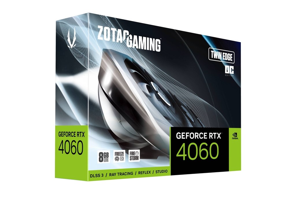 Kartë grafike Zotac NVIDIA GeForce RTX 4060, 8 GB GDDR6, ZT-D40600H-10M