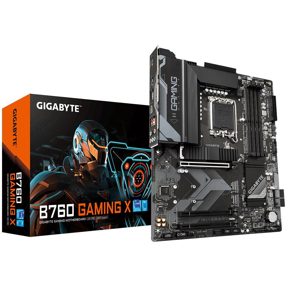 Pllakë amë GigaByte MB Gaming Intel B760 Chipset, Intel Core 14th, DDR5, 2.5GbE LAN