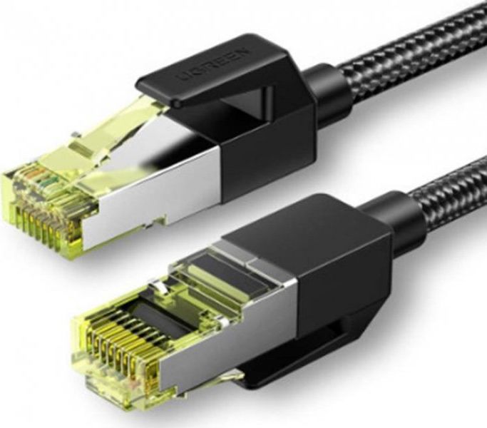 Kabllo rrjeti Ugreen NW150, Ethernet RJ45 Cat.7, 2m, e zezë