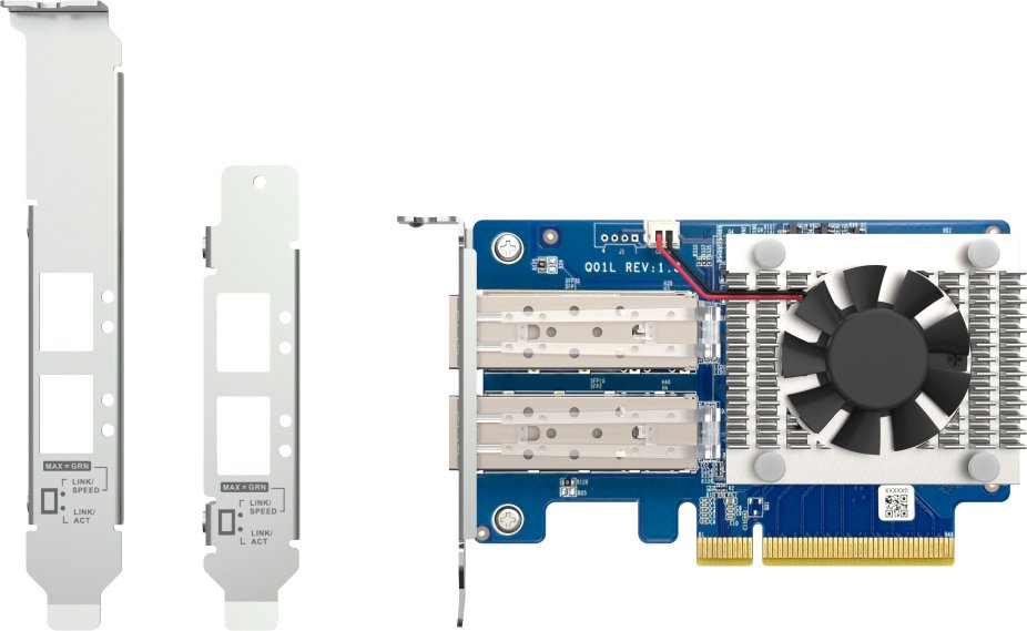 Мрежна картичка QNAP QXG-10G2SF-NXE, 2 порти 10GbE SFP+, PCIe
