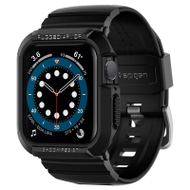 Mbështjellëse për Apple Watch 41mm/40mm Spigen Rugged Armor Pro, e zezë