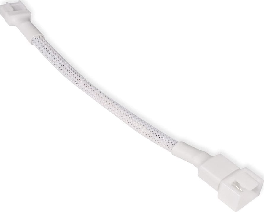 Kabllo zgjatuese ventilatori Alphacool 18719, 4-Pin në 4-Pin, 15 cm, e bardhë