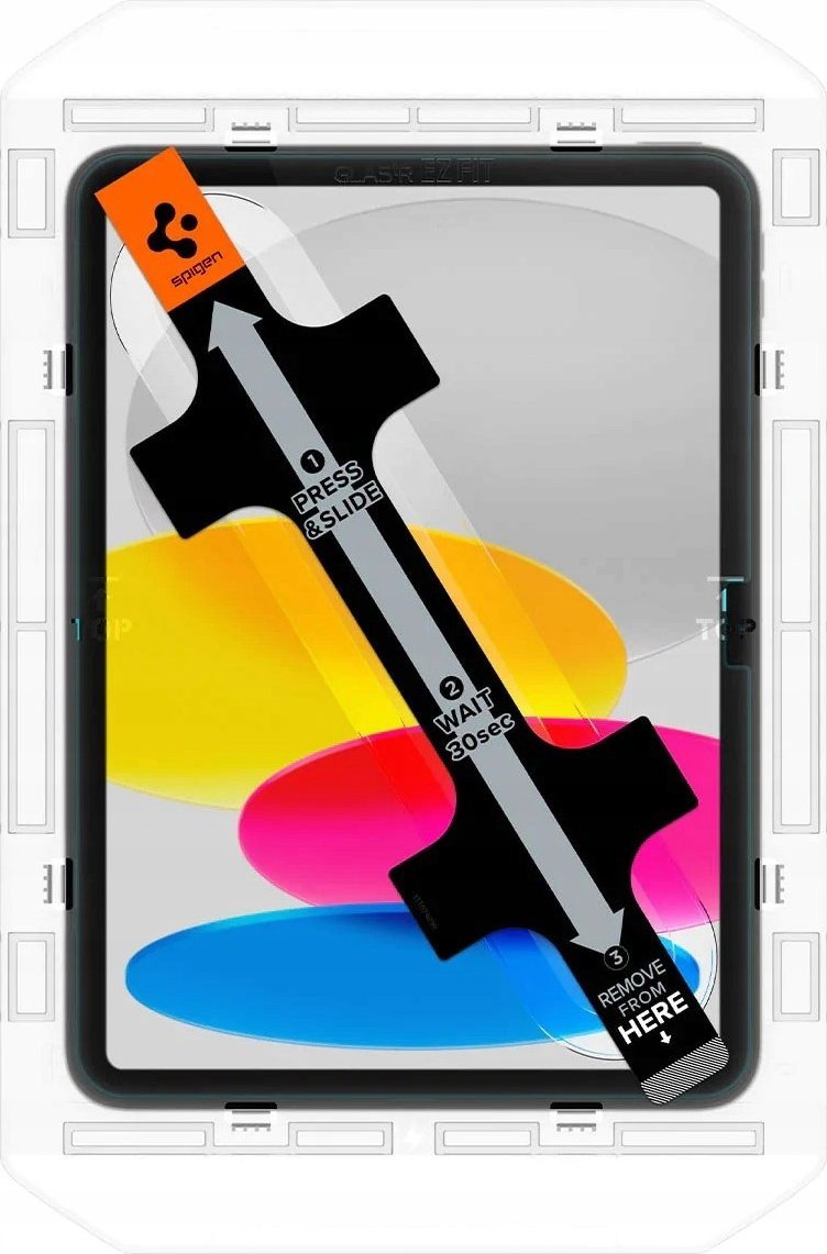 Mbrojtës ekrani Spigen GLAS.tR EZ Fit, për iPad 10 10.9", xham i temperuar, transparent