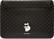 Husë laptopi Karl Lagerfeld Sleeve KLCS16SAKHPCK, 16", lëkurë eko Saffiano, e zezë