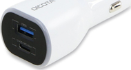 Karikues makinë Dicota Car Laptop Charger Universal, USB Type C, deri 20V, i bardhë